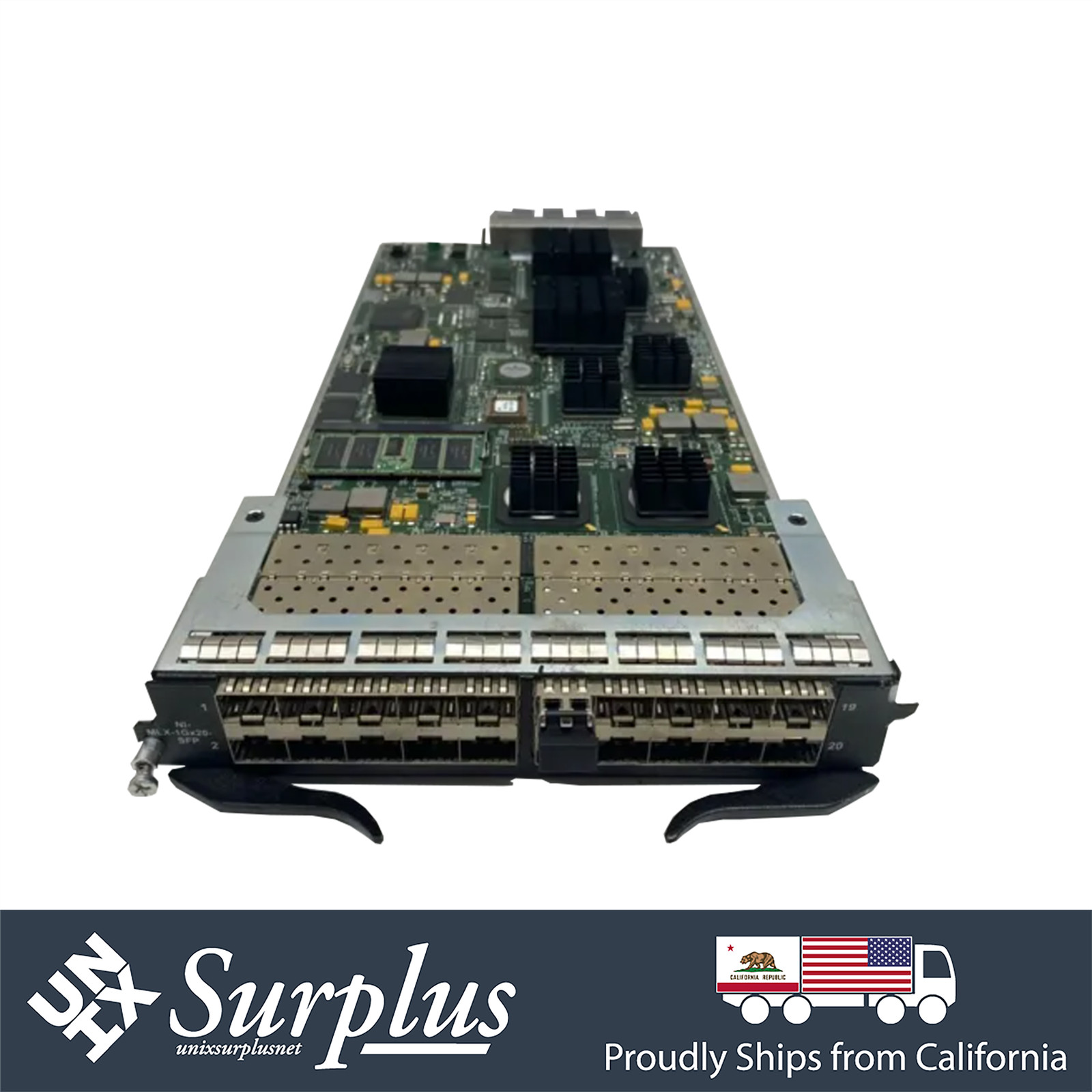 20 Port 1 GbE SFP Interface Module for Brocade NetIron MLX Series Router