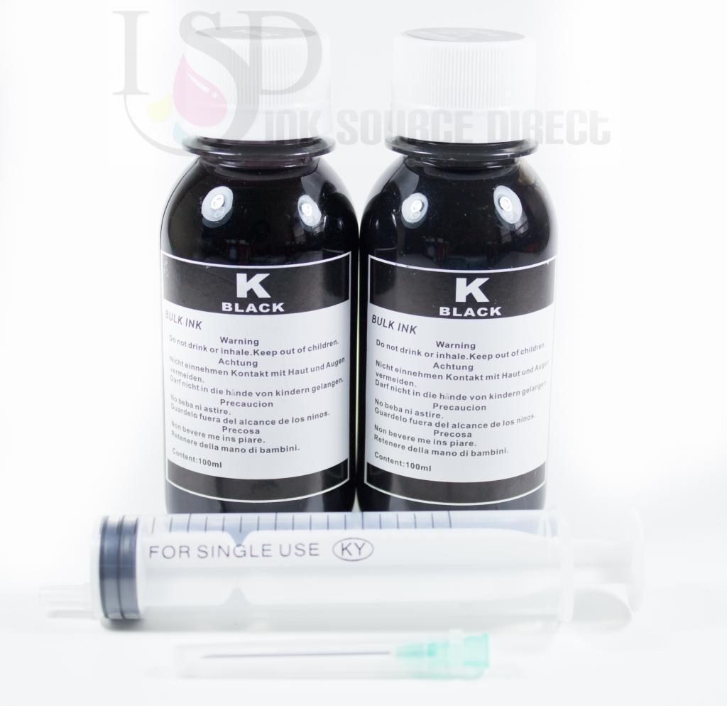 8oz Premium UV Dye Black Refill ink for canon PG-40 MP470 MX300 310