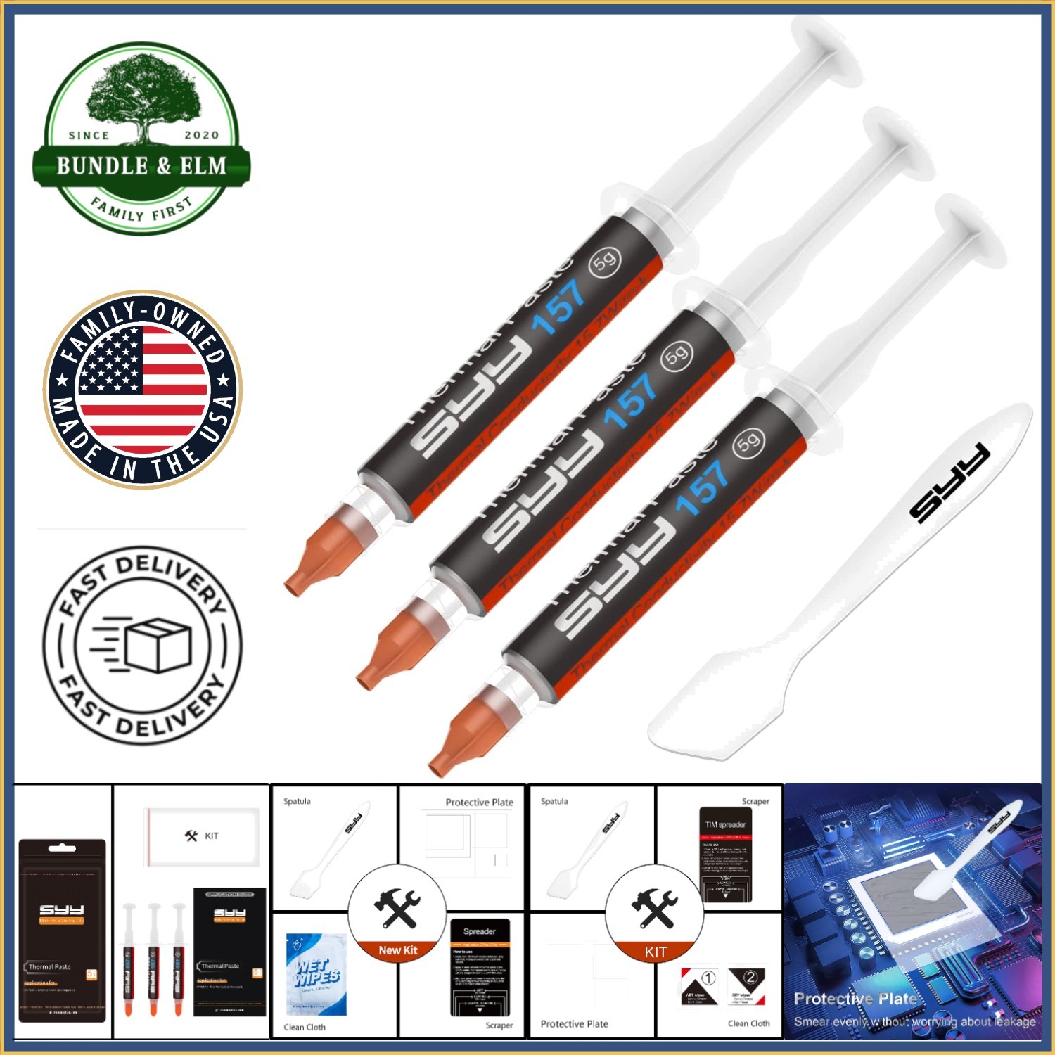 15g Thermal Paste with Excellent Stability for Maximum Cooling Performance