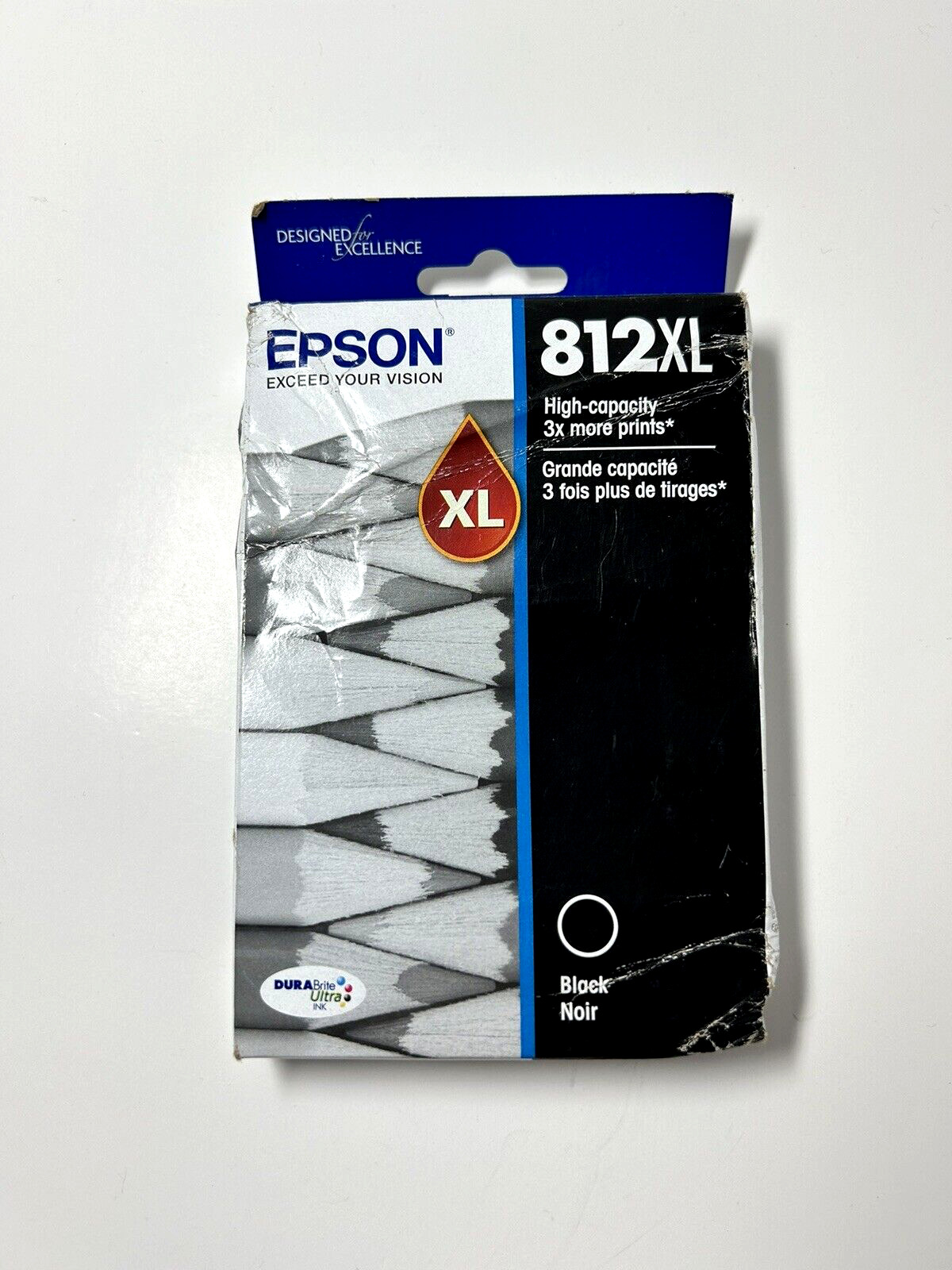 Used Epson 812xl High Capacity Ink Cartridge Black T812xl120 S Exp 062026 Ubbthreads 4297