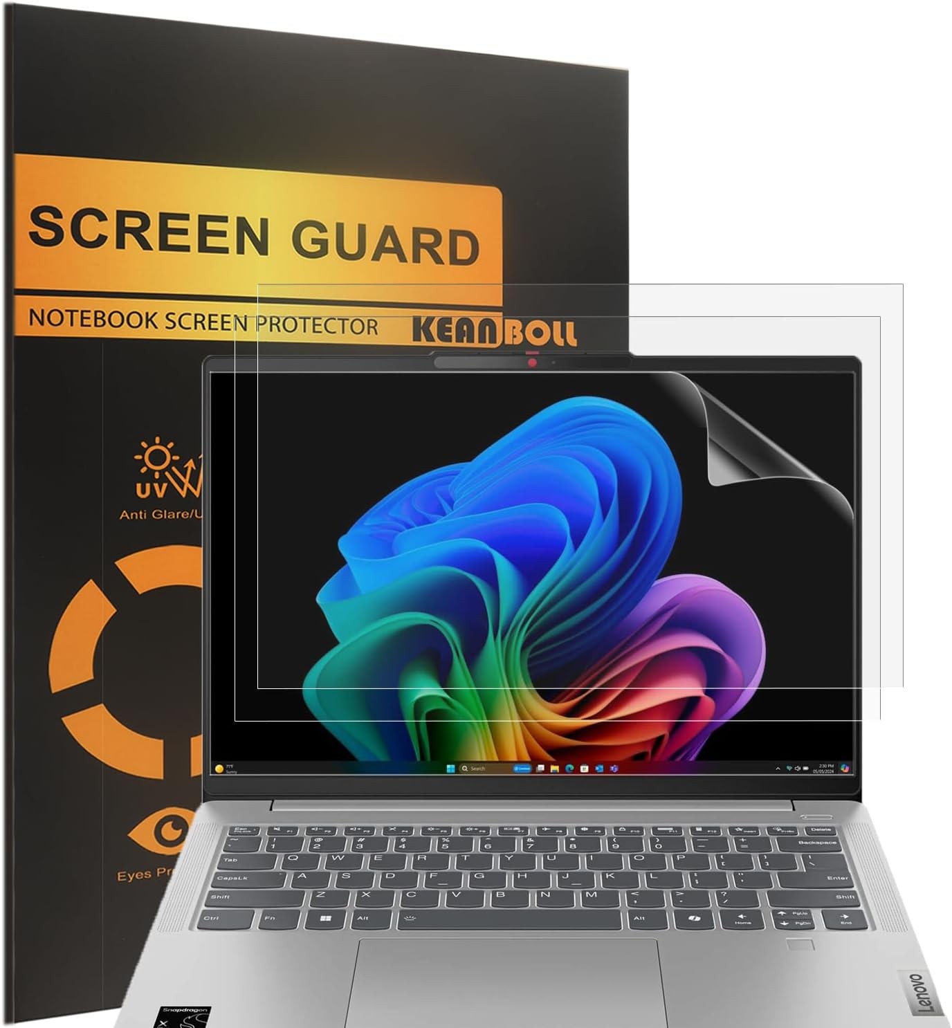 3-Pack Matte Anti-Glare Screen Protector for 2025 Lenovo IdeaPad Slim 3/3i/5/5i