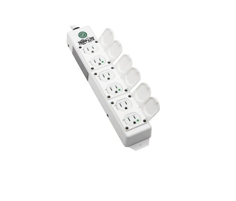 Tripp Lite Medical Power Strip 6-out With 6ft Cord White PS-606-HGDG