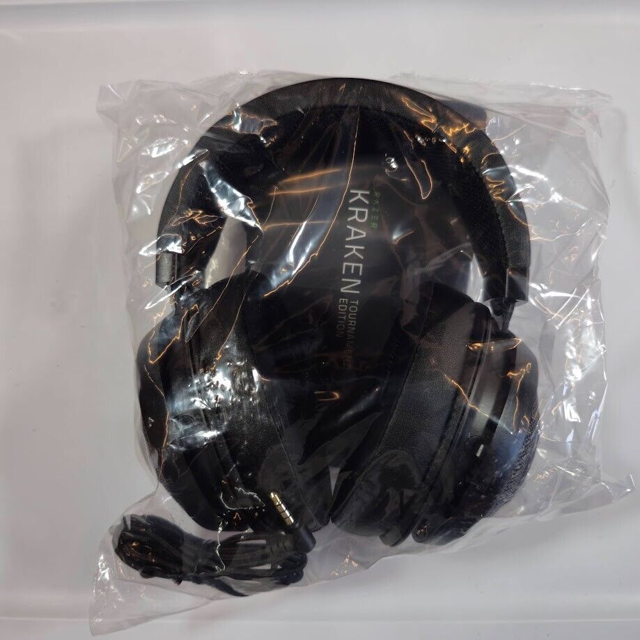 Razer Kraken Tournament Edition Black Over the Ear Headset Wired New no box