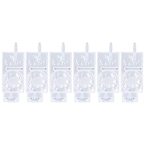 6 PCS Inkjet Head Printer Ink Damper White Fits 4x3mm Ink Tube For XP600