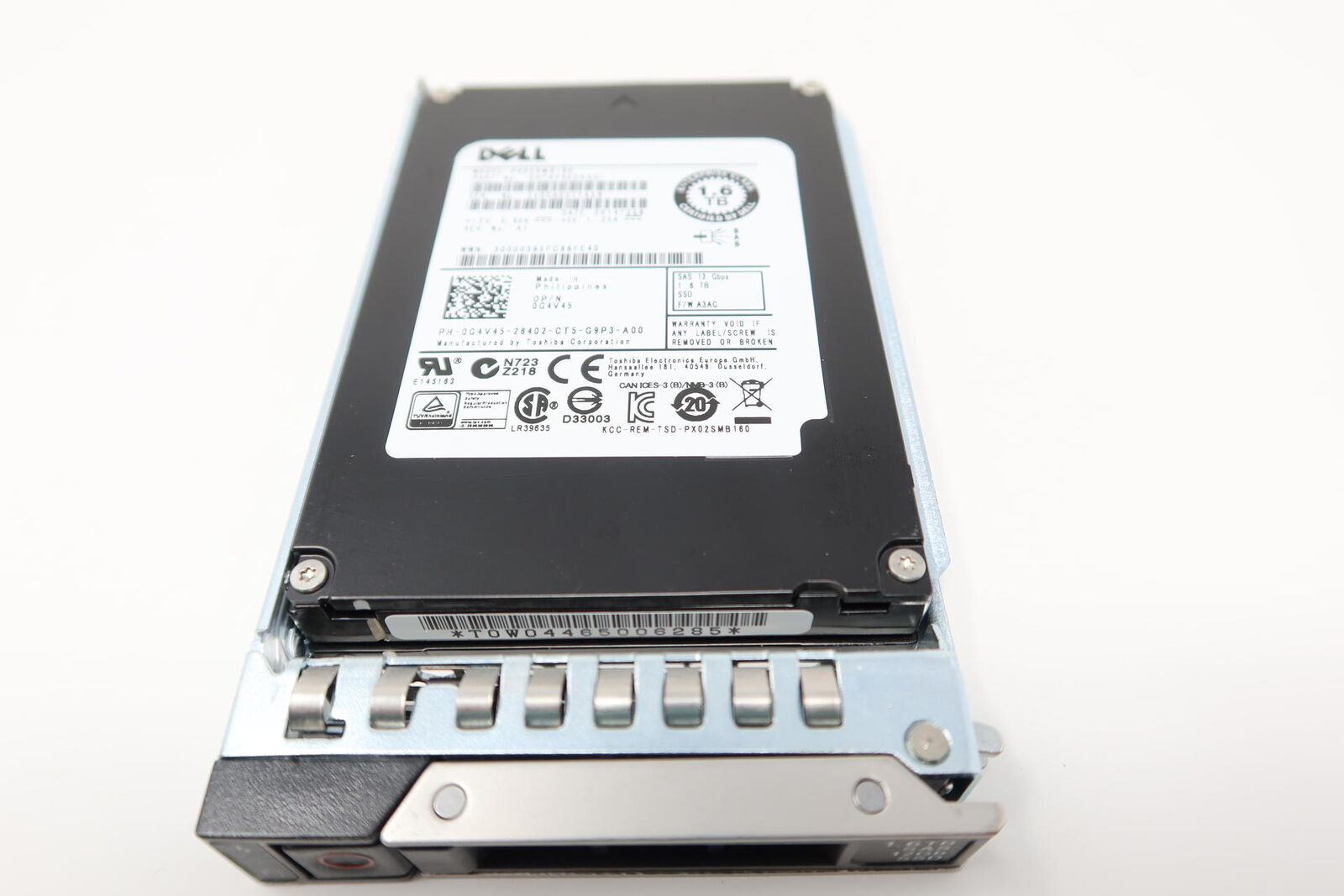 PX02SMB160 DELL 1.6TB 12Gbps 2.5in SAS-SSD 0G4V45