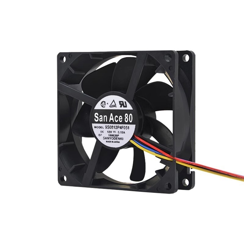 Sanyo SAN ACE 80 9S0812P4F051 12V 0.13A 8cm 8025 PWM Case Cooling Fan