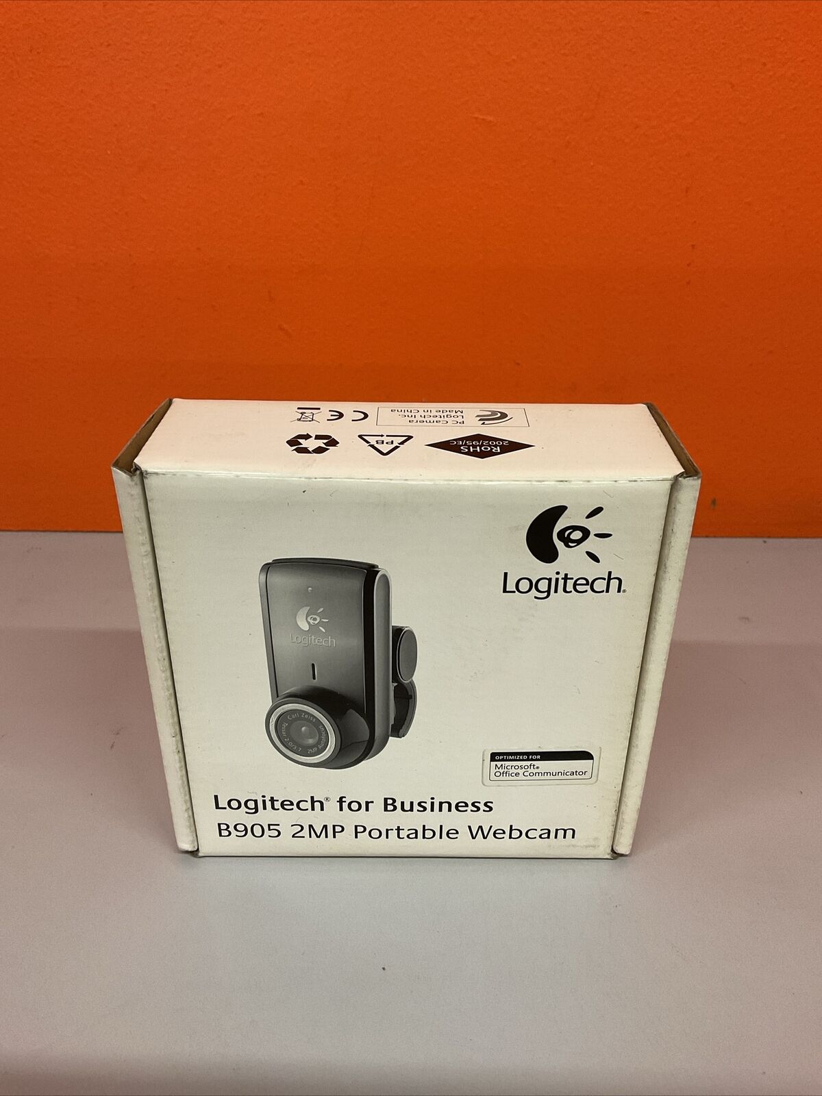 Logitech B905 2MP Portable Webcam For Business Factory Packaging Unused