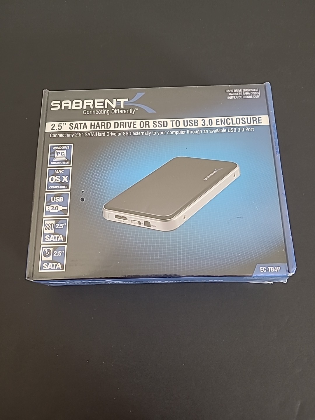 Sabrent 2.5 SATA Hard Drive Or SSD To USB 3.0 Enclosure