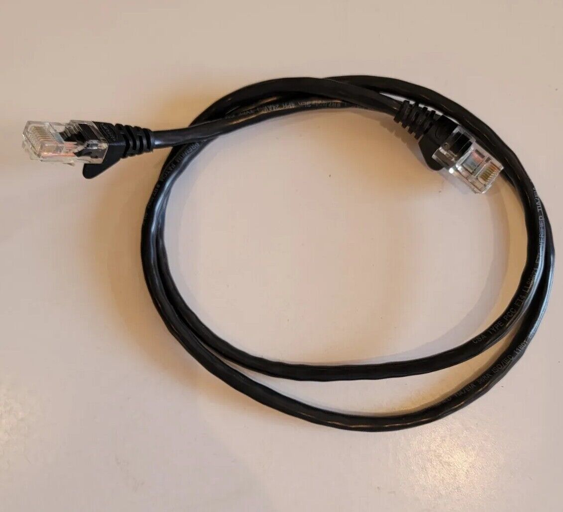 Belkin 3 Feet CAT 5e Ethernet Cables Lan Network Internet Modem Patch Cord Black