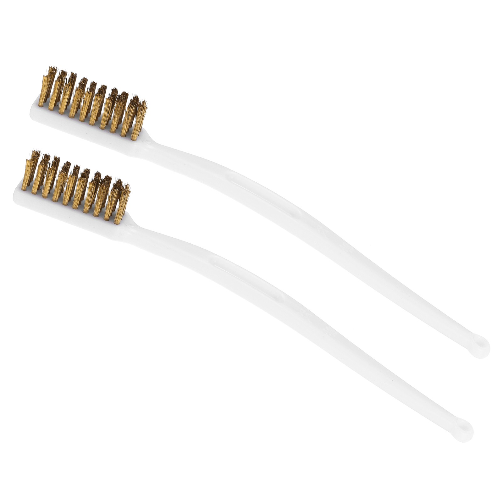 2PCS 3D Printer Nozzle Brush Brass Wire Toothbrush White