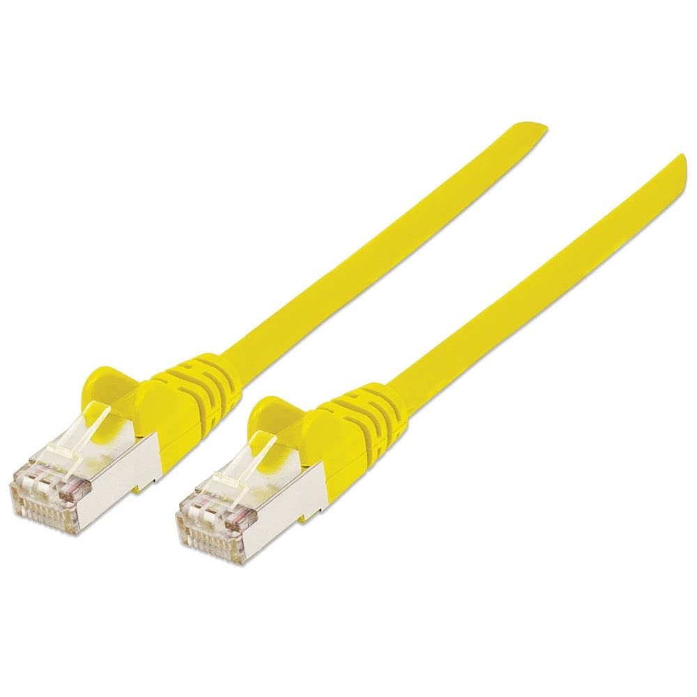Intellinet Network Patch Cable, Cat6, 2m, Yellow, Copper, S/FTP, LSOH / LSZH, PV