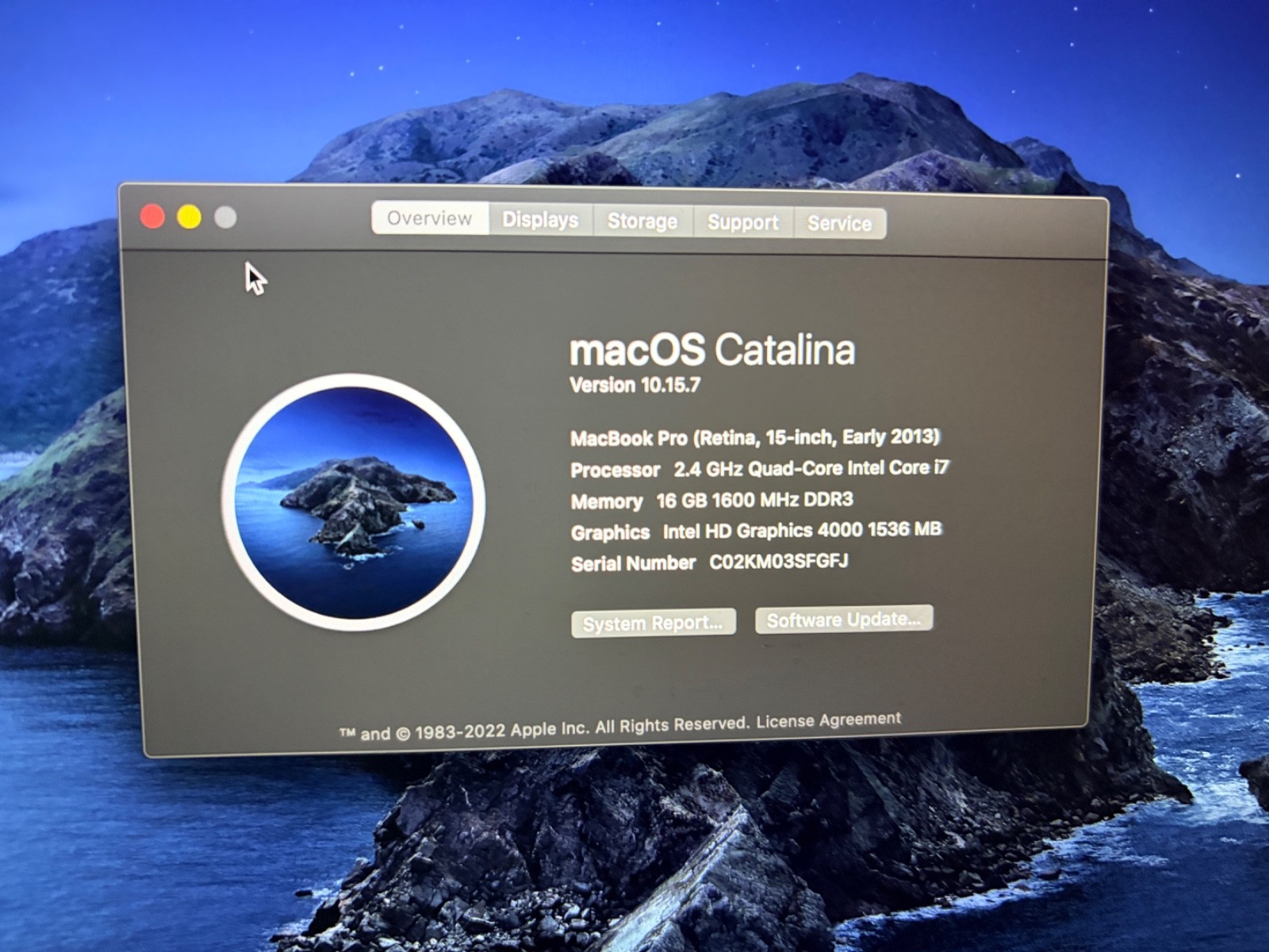 Apple MacBook Pro 15'' Retina | 2.4GHz i7 | 16GB RAM | 256GB SSD