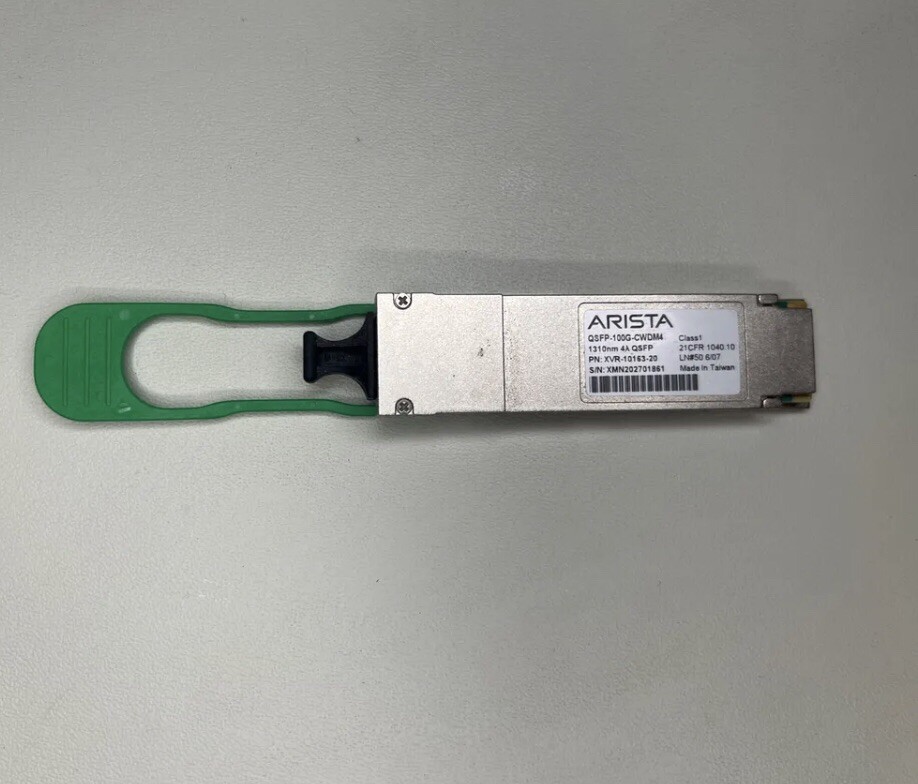 Arista QSFP-100G-CWDM4 100G QSFP 28 Optic 1310NM WDM 2KM 100Gbase SM