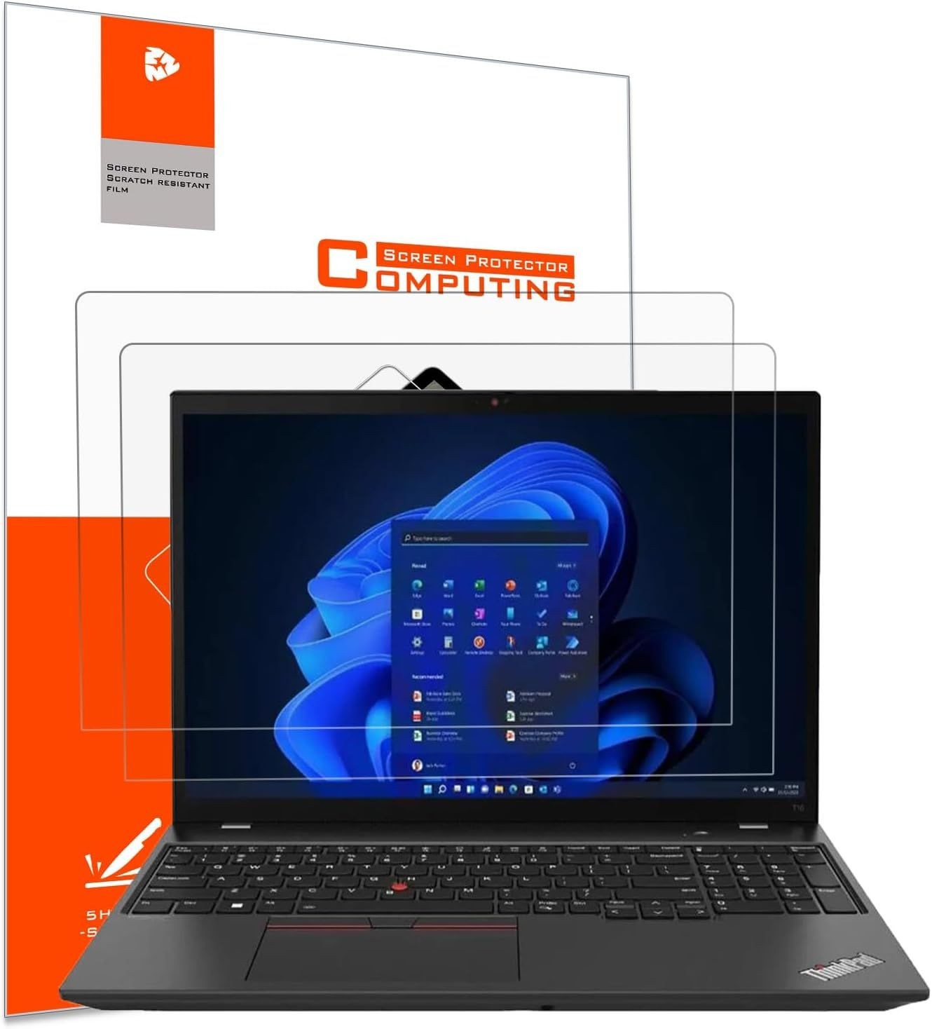 2 Pack Matte Screen Protectors for 16" Lenovo Thinkpad E16, T16 Gen 4/3/3/1