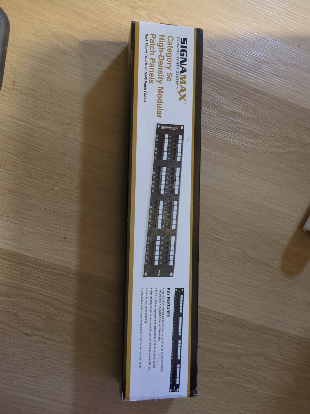 Signamax 24458MD-C6C 24-Port Category 6+ Patch Panel New