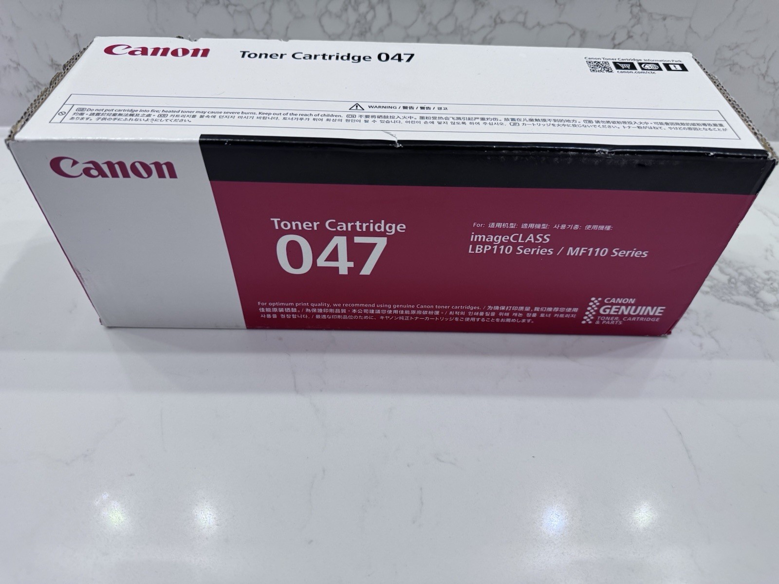 Canon 047 Genuine Black Toner Cartridge