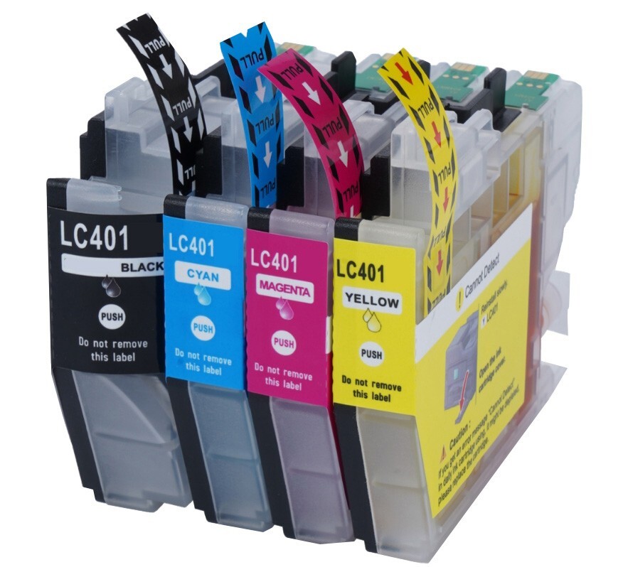4P XL Printer Ink Set fits Brother LC40XL MFC-J1010DW MFC-J1012DW MFC-J1170DW
