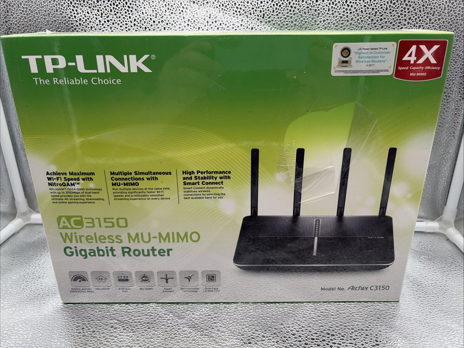 TP-Link AC3150 Wireless MU-MIMO Gigabit Router Archer NEW SEALED