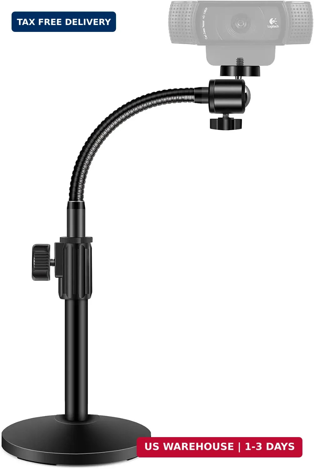 InnoGear Webcam Stand Arm for Desk Camera Mount Holder for Logitech Webcam