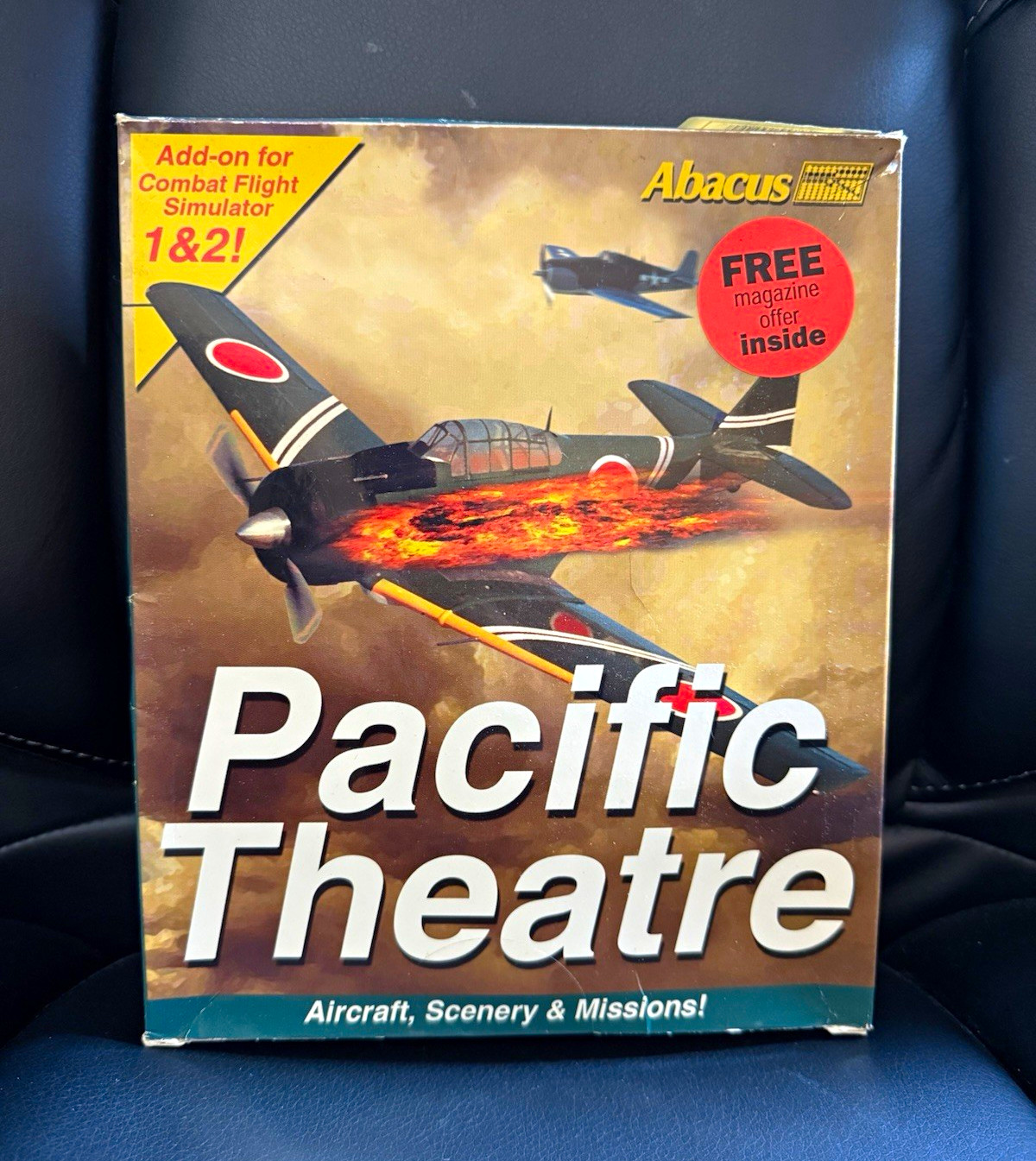 Abacus Pacific Theatre Combat Flight Simulator 1 & 2 Add-On PC CD-ROM Simulation