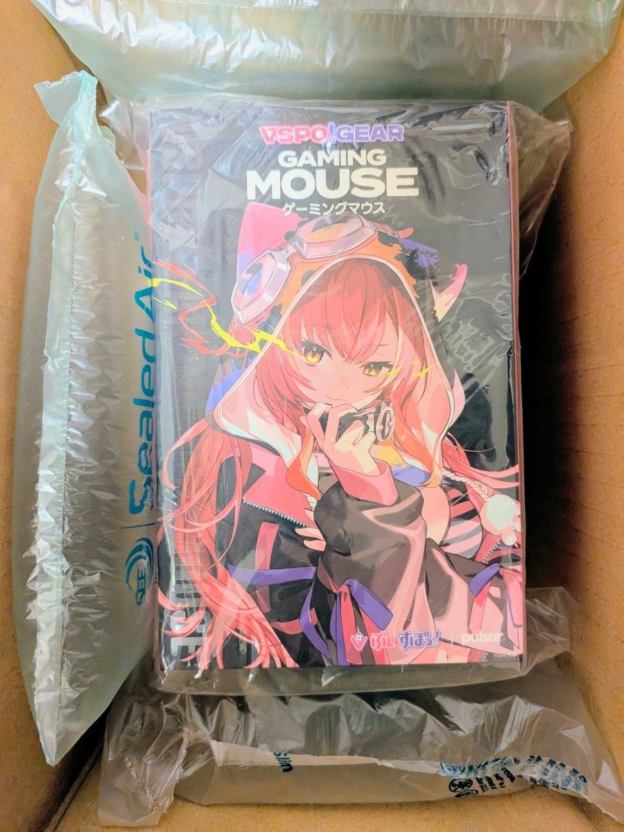 VSPO GEAR Pulsar Wireless Gaming Mouse Nekota Tsuna EDITION Vspo in box