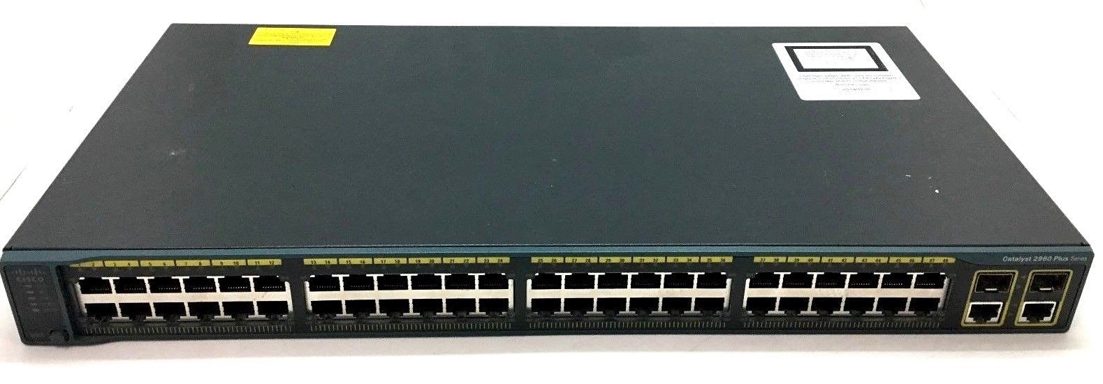 Cisco Catalyst 2960 48TC-L Switch Managed 48 ports Fast Server Ethenet Network 