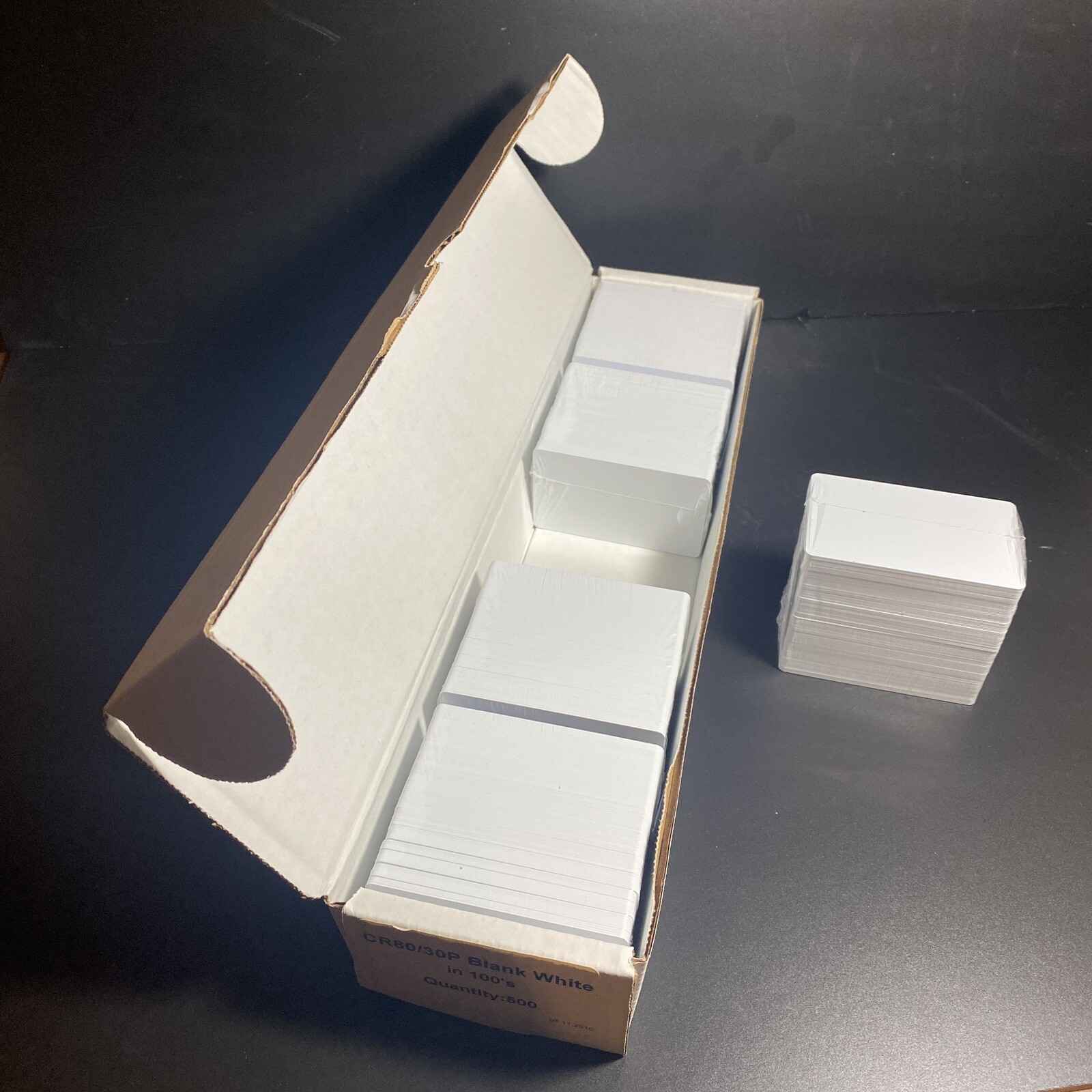 500 Blank White PVC Cards - CR80, 30 Mil, Plastic ID Cards, **  **