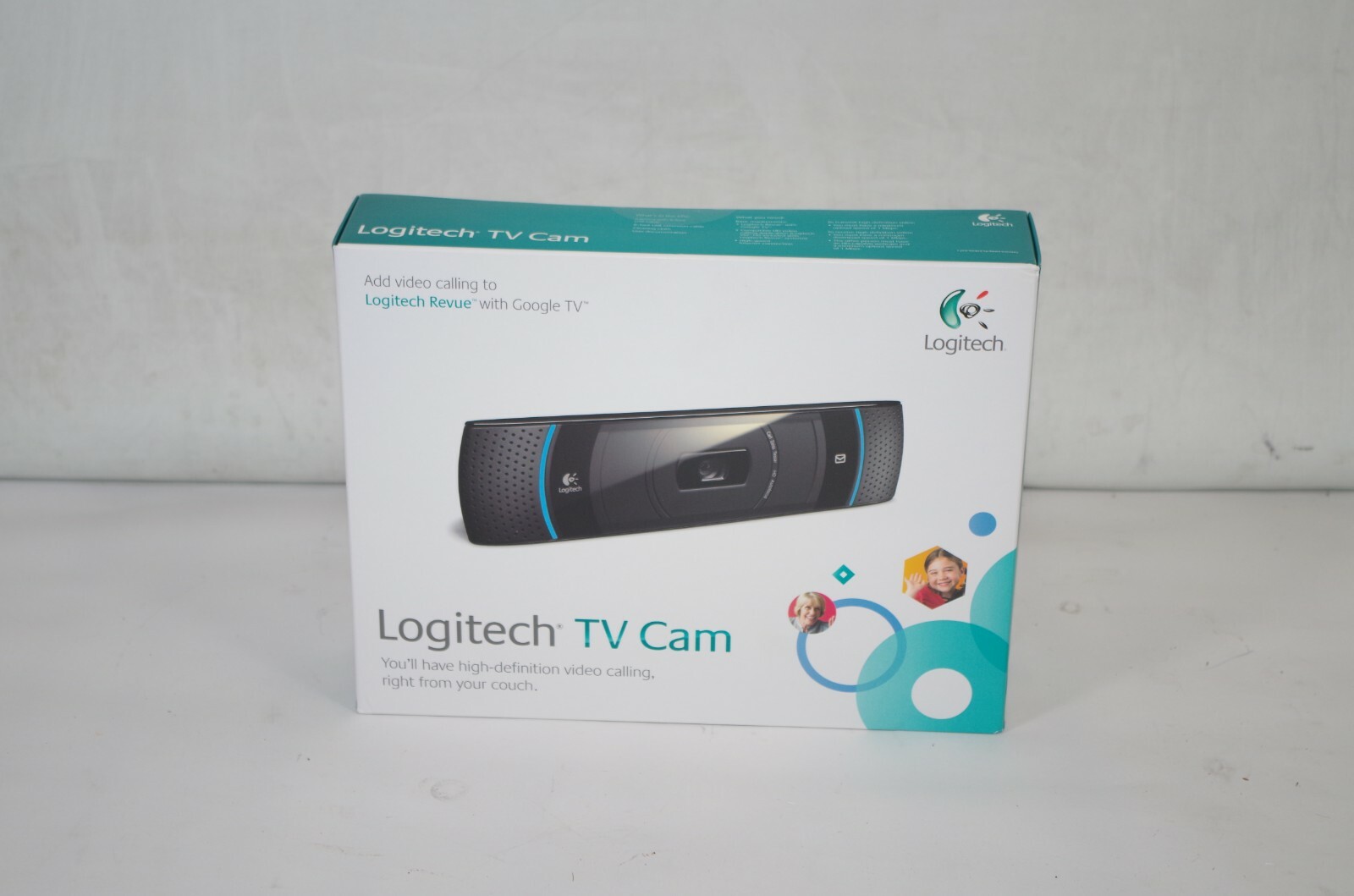 Logitech TV Cam HD Webcam 720 Widescreen Video Calls Google