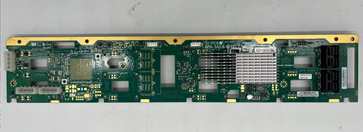 Supermicro 12G Expander Backplane BPN-SAS3-826EL1 4x SAS SFF-8643