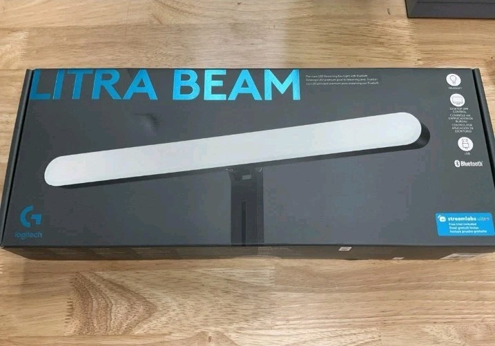 Logitech G Litra Beam TrueSoft LED Streaming Key Light Graphite/W/BT-SEALED