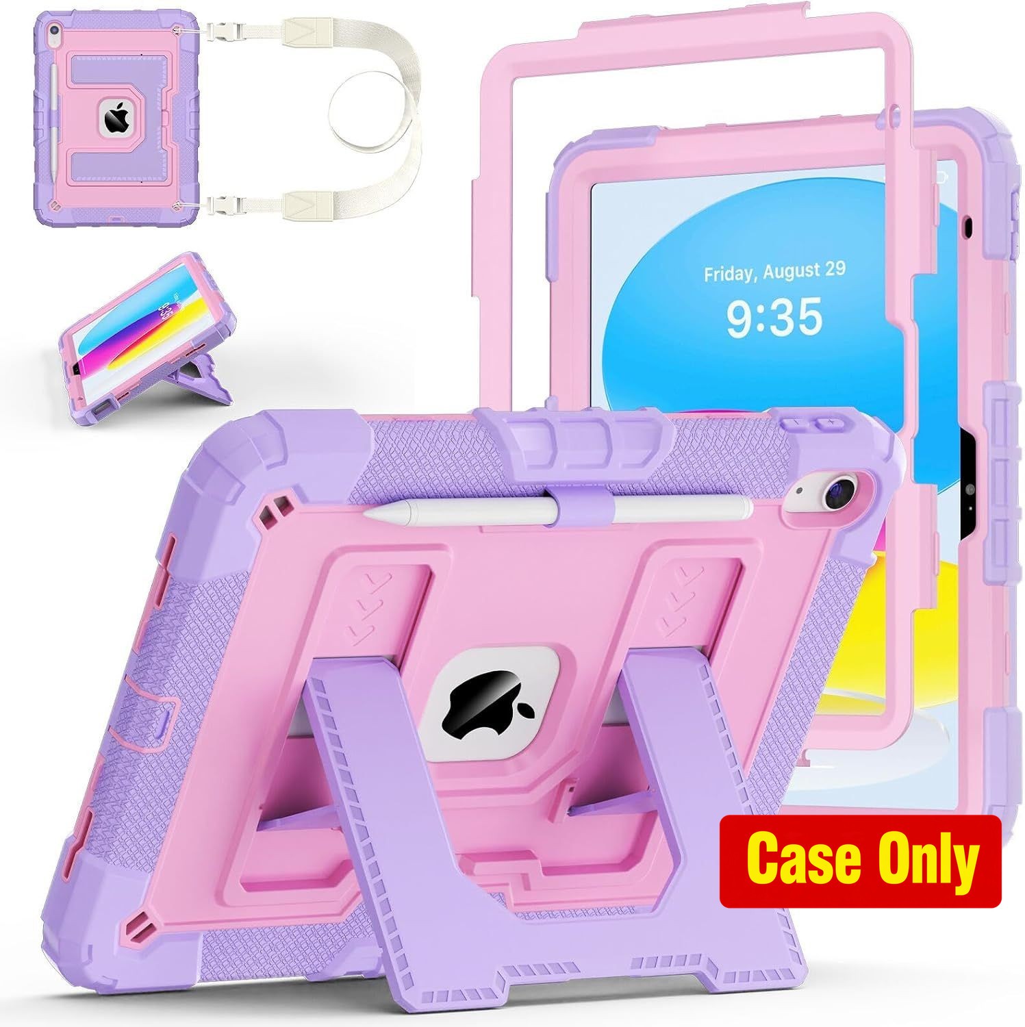 Case for iPad A16 11th/10th Generation 11/10.9 Inch - Military Grade Shockproof