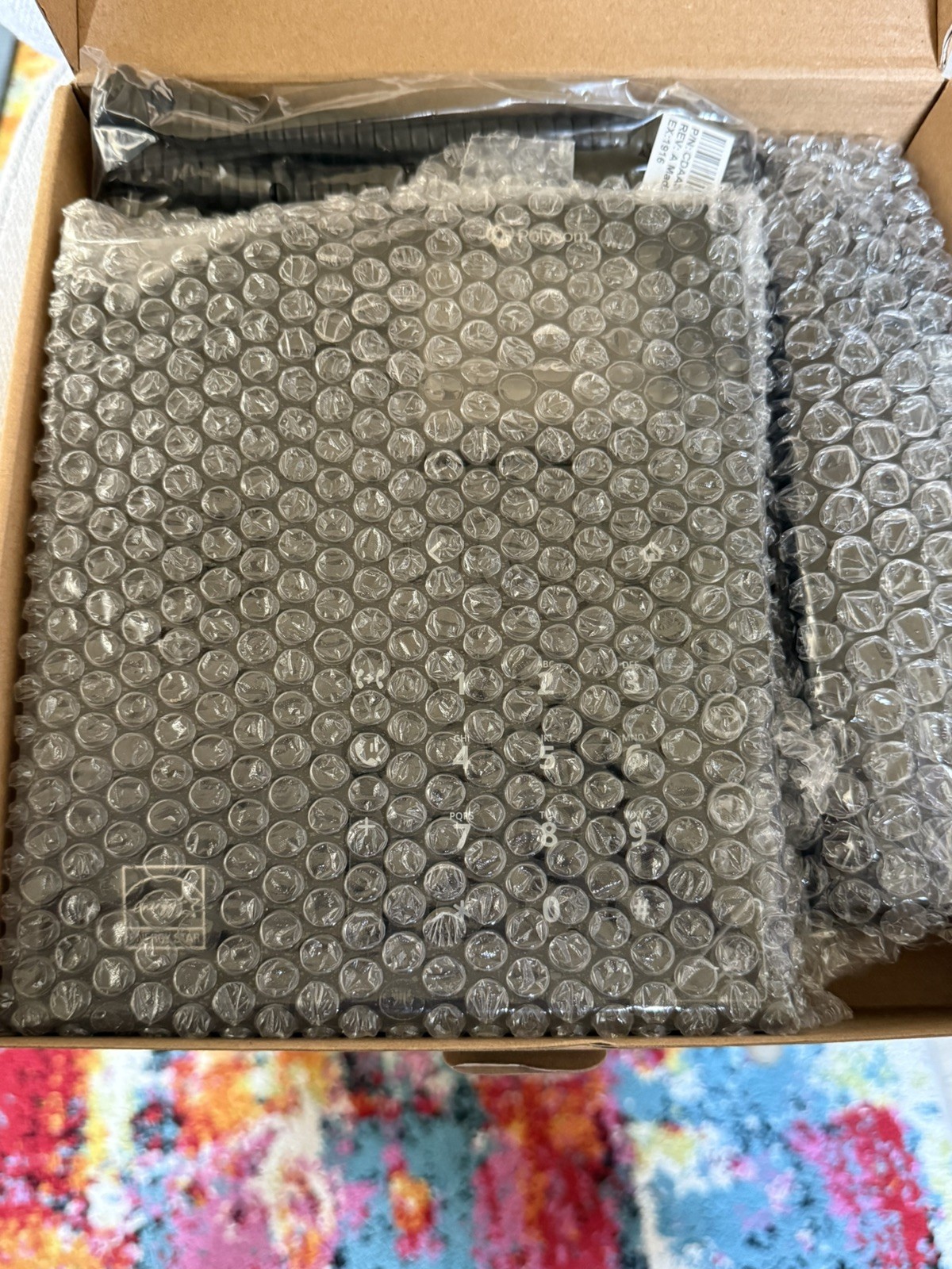  New Polycom VVX 250 4-Line IP VoIP Desk Phone 2200-48820-025 + 5V Power Supply