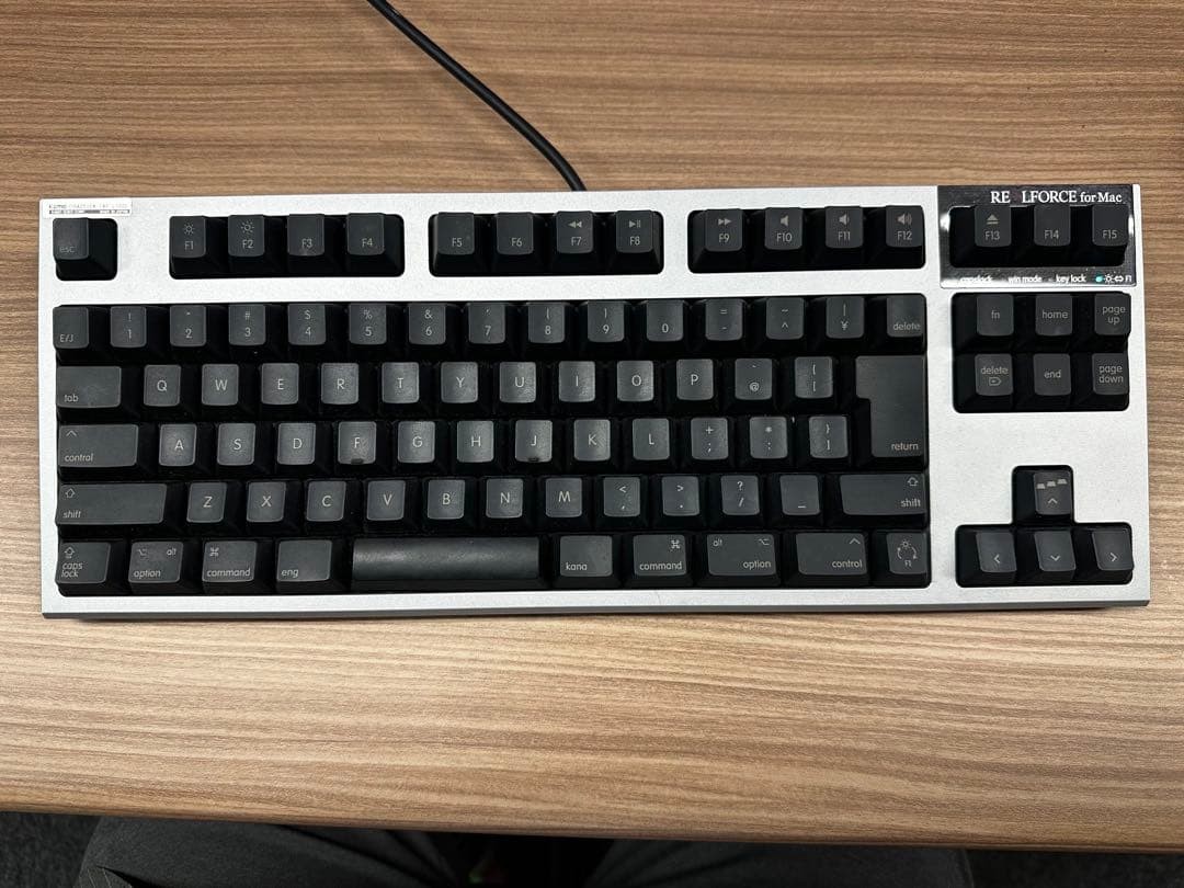 Realforce PFU Limited Edition R2TLSA-JP4M-BK JP TKL Wired Tested Used