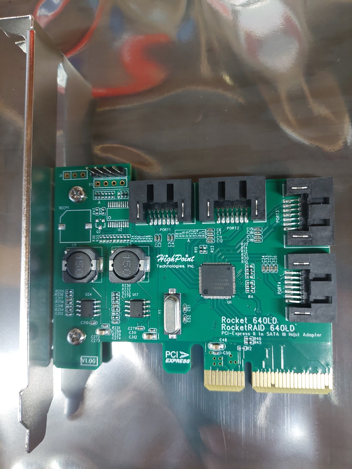 HighPoint Technologies RocketRAID 640LD Internal PCI-Express 4-Port SATA RAID