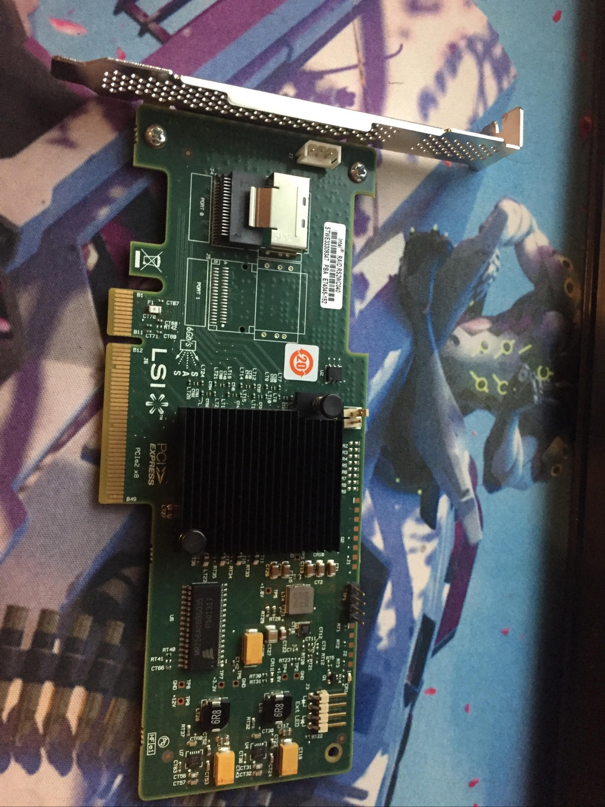 INTEL RAID CARD RS2WC040 6 Gb/s SAS/SATA Controller W/G24109-001 Cable