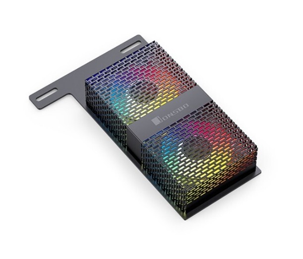 JONSBO NF-2 ARGB HIGH PERFOMRMANCE DUAL FAN MEMORY COOLER "BLACK" "EXPRESS SHIP"