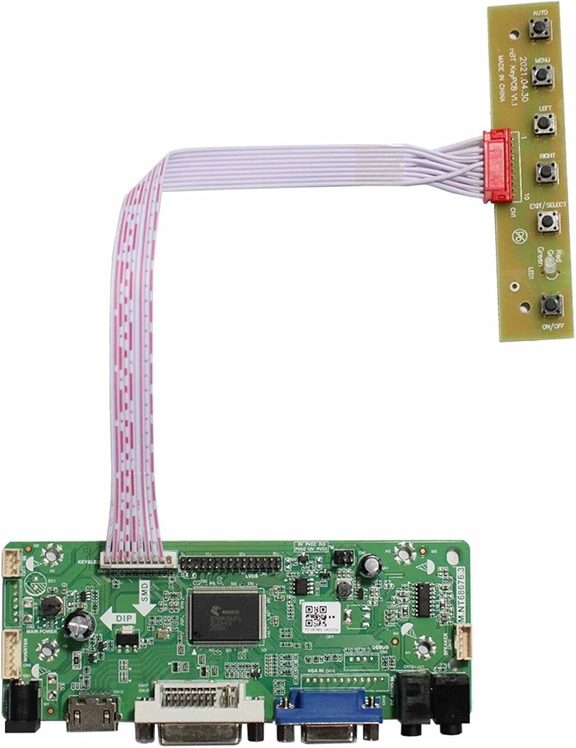 DVI VGA Audio LCD Controller Board Fit for 17 inch 4:3 1280X960 DV170YGZ-N10 ...