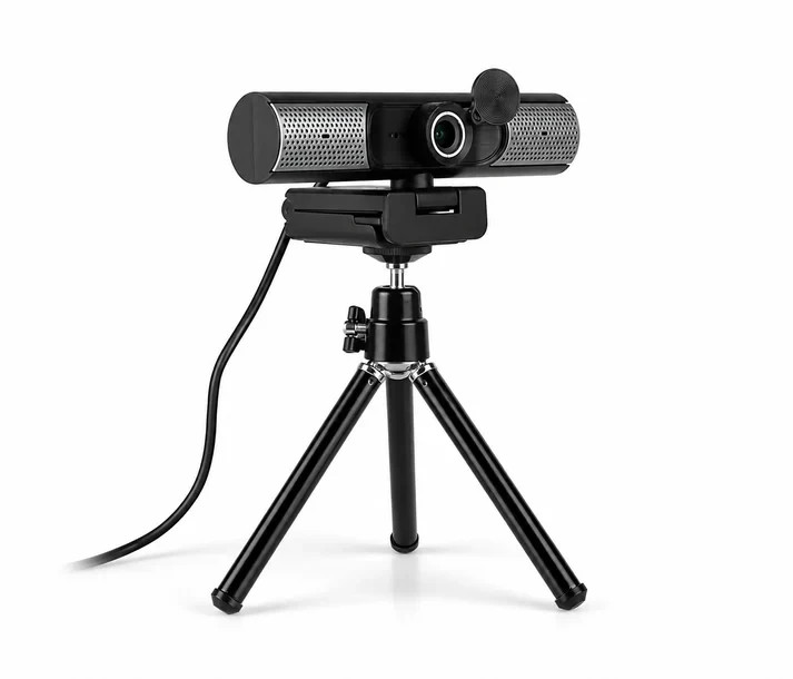 Aluratek 1080P HD Webcam Built-In Speakers Omni Mic USB Camera AWCS06F