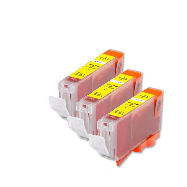 3 PK YELLOW Replacement Ink for Canon BCI-6Y S800 S820 S830 S900 i860 i950 i550