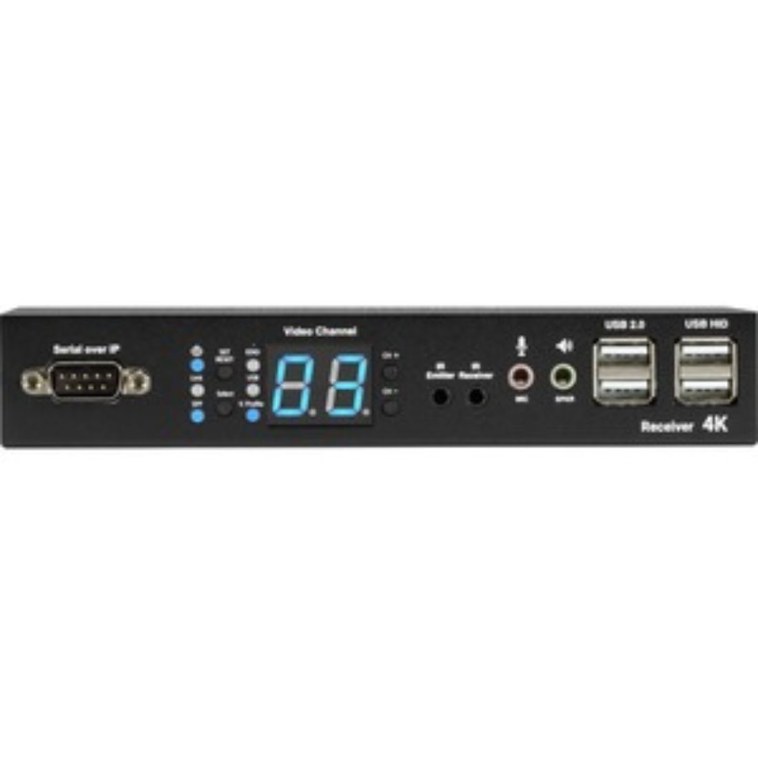 Black Box MediaCento IPX 4K Receiver HDMI USB Serial IR Audio VXHDMI4KIPRX