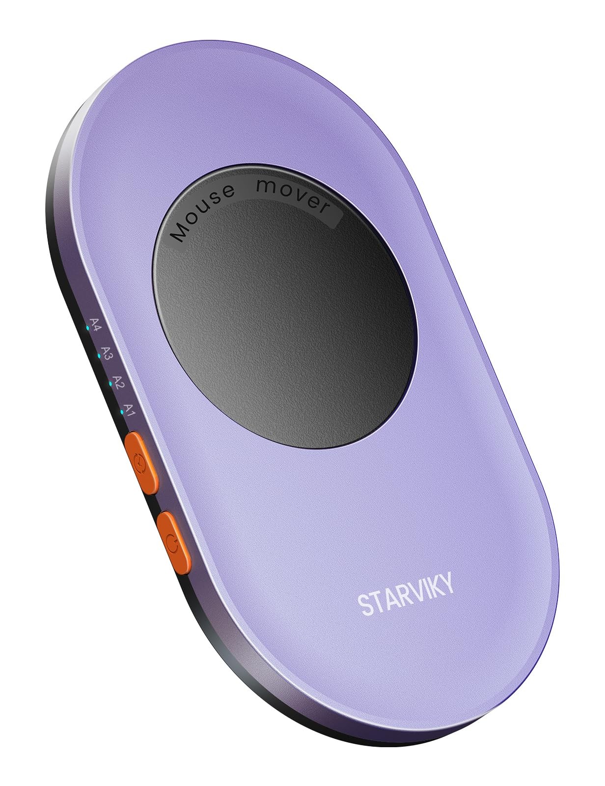 STARVIKY Mechanical Mouse Jiggler, Ultra-Slim Large, Light Purple 