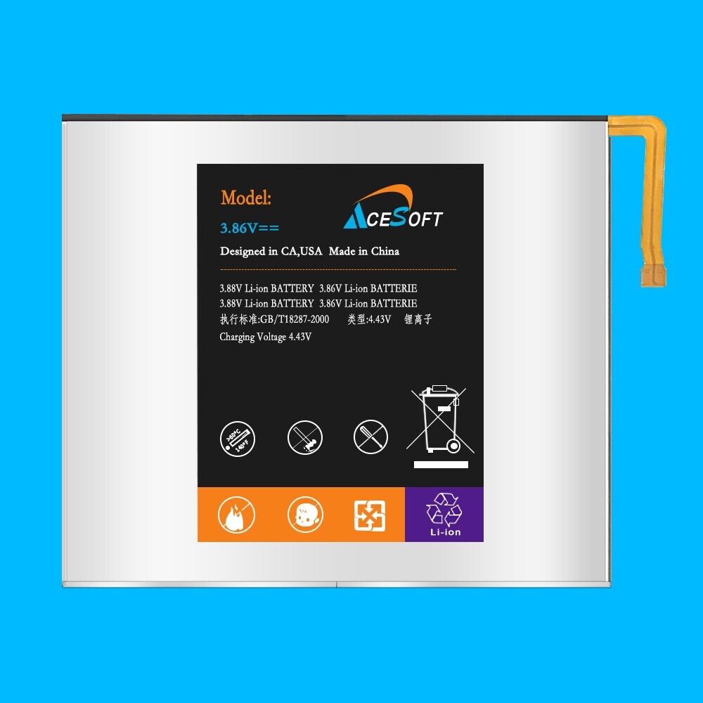 UPGraded AceSoft 8100mAh Battery f Samsung Galaxy Tab S7 11