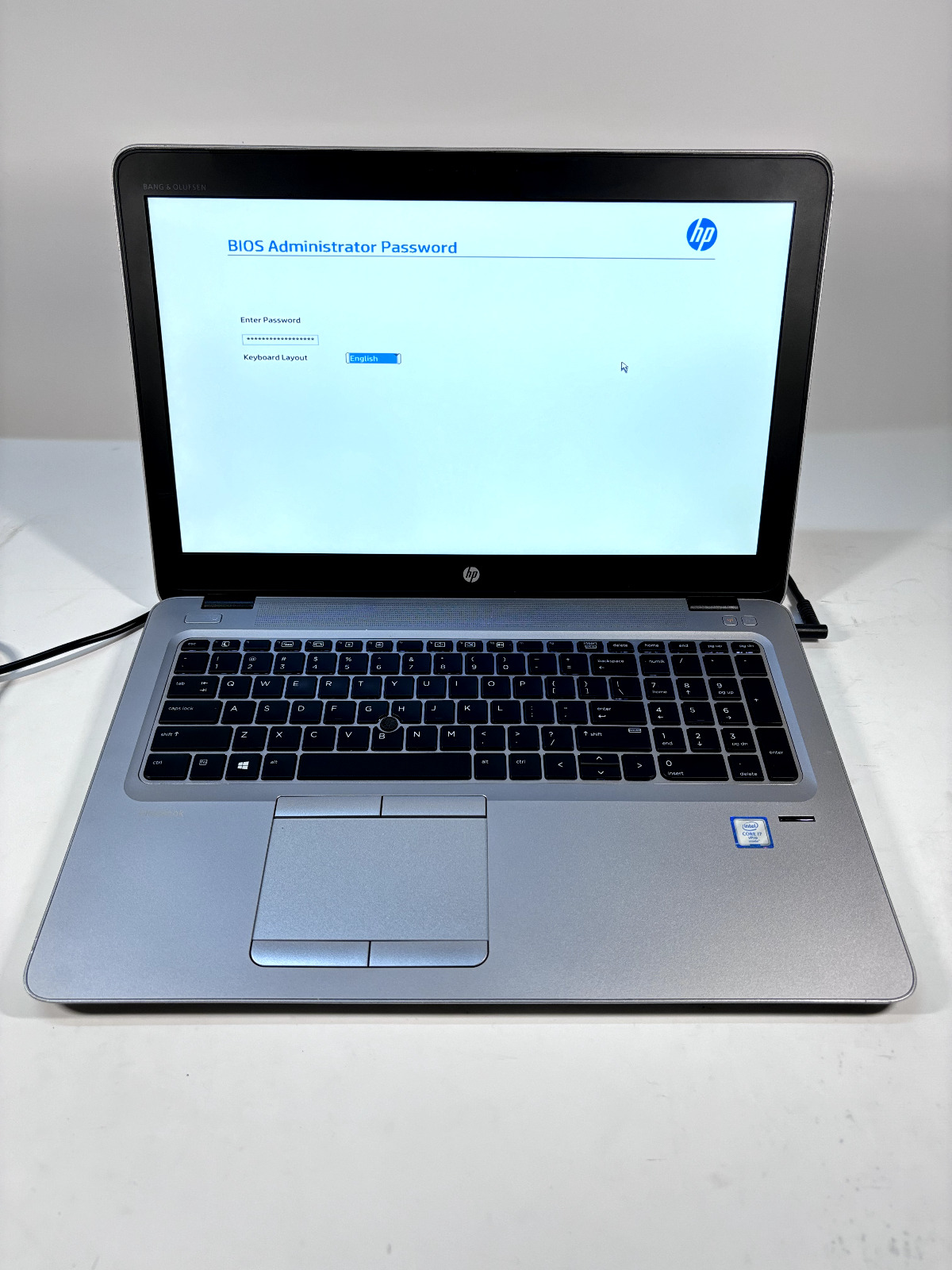 HP ElitBook 850 G3 i7 6600U@2.60GHz 8GB No HDD/OS/Battery - BIOS Locked