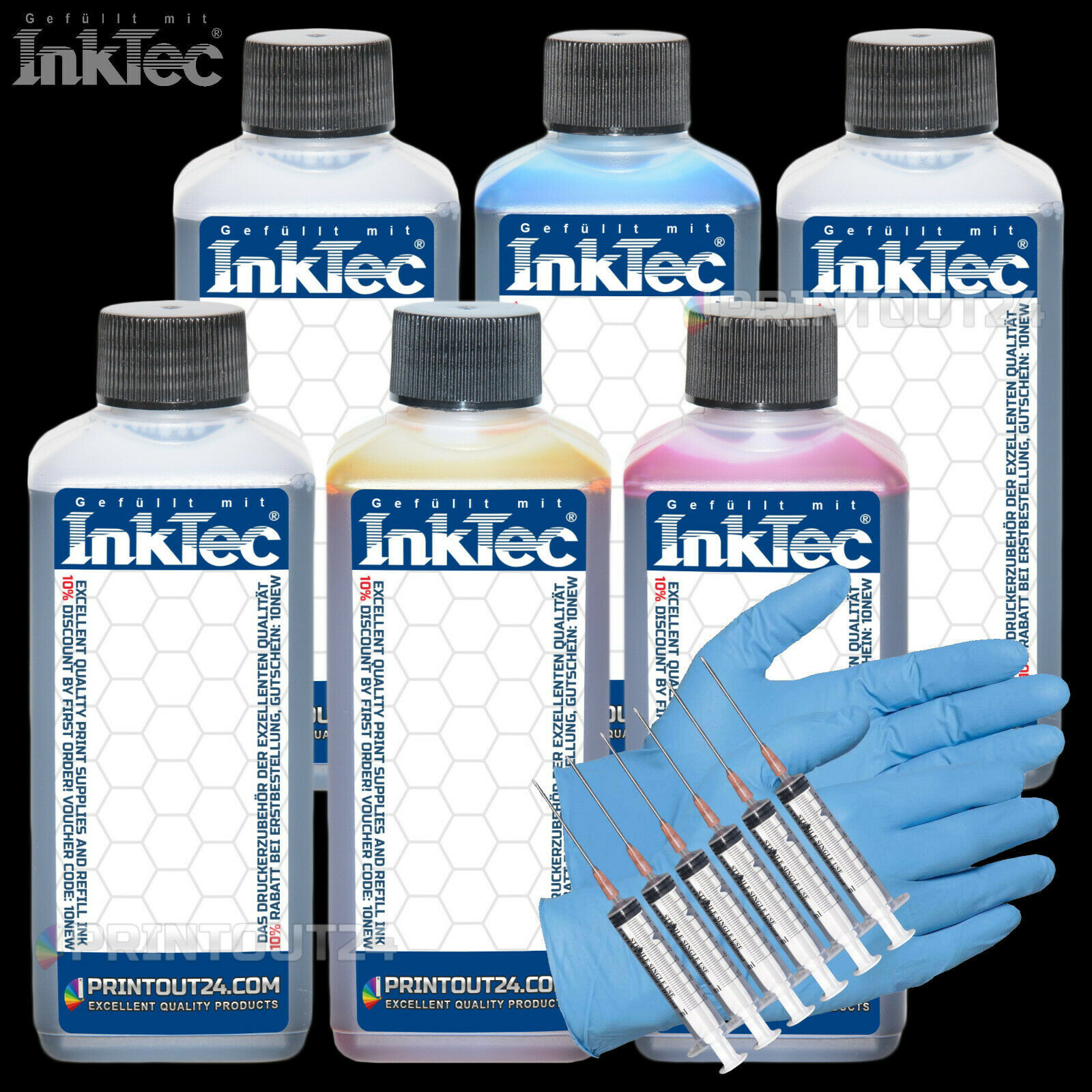 3L InkTec® Refill Ink For HP 727 Designjet T2500 T2530 Cartridge
