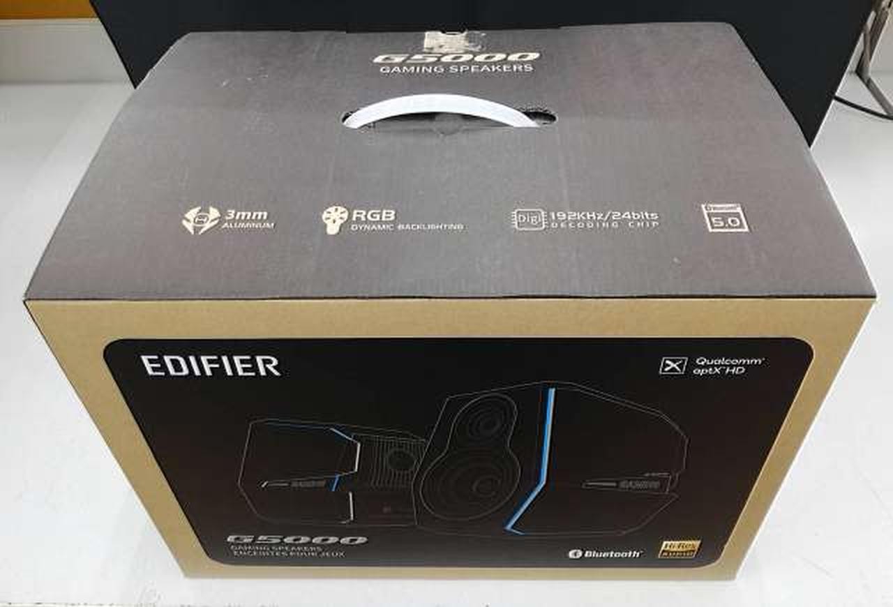 Edifier HECATE G5000 Gaming Speakers Pair Hi-Res RGB Bluetooth Tested TMB01 10.5