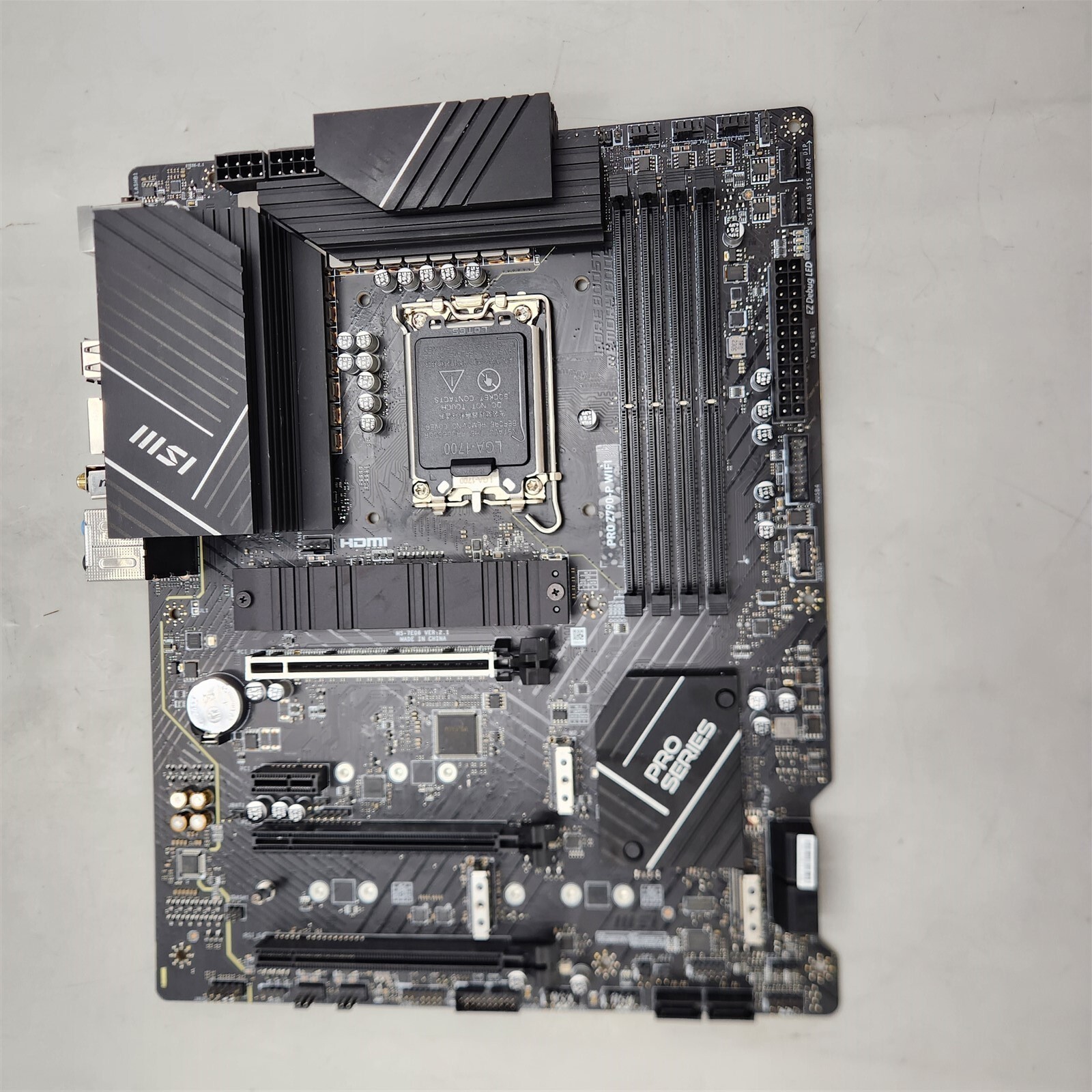MSI PRO Z790-P WiFi ProSeries Motherboard (LGA 1700, DDR5, Wi-Fi 6E, ATX)