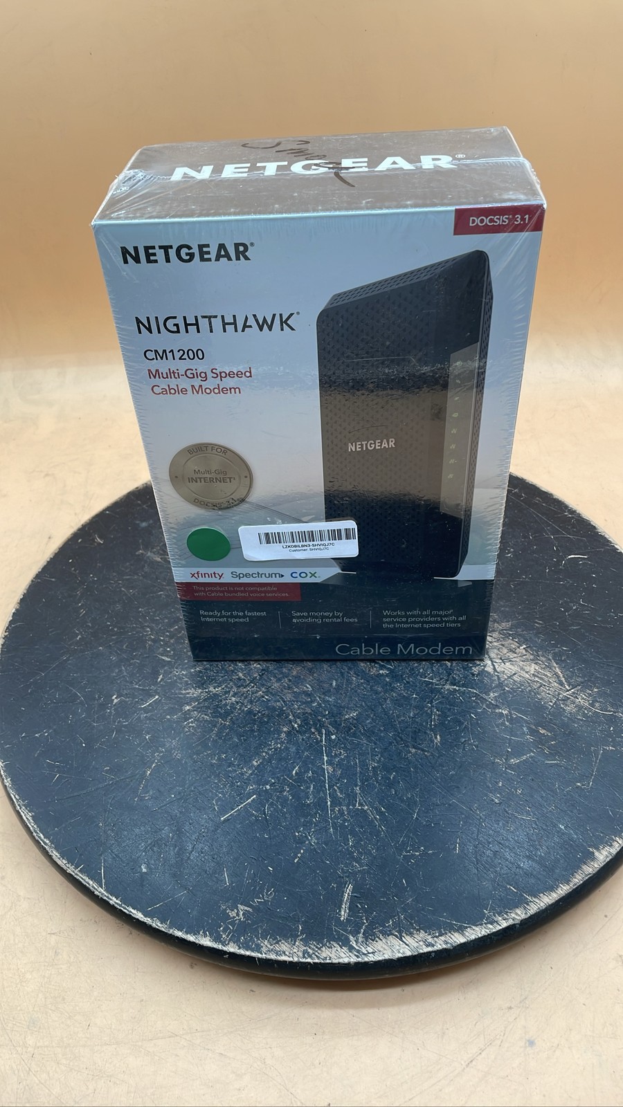 Netgear Nighthawk CM1200 Multi-Gigabit Cable Modem DOCSIS 3.1 Internet Unit