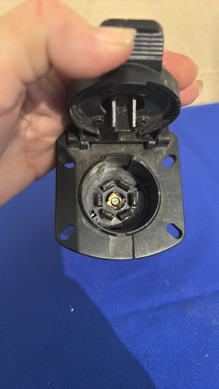 Liteswich RV Power Entry Port with Weatherproof Cover to LIGHT my camper