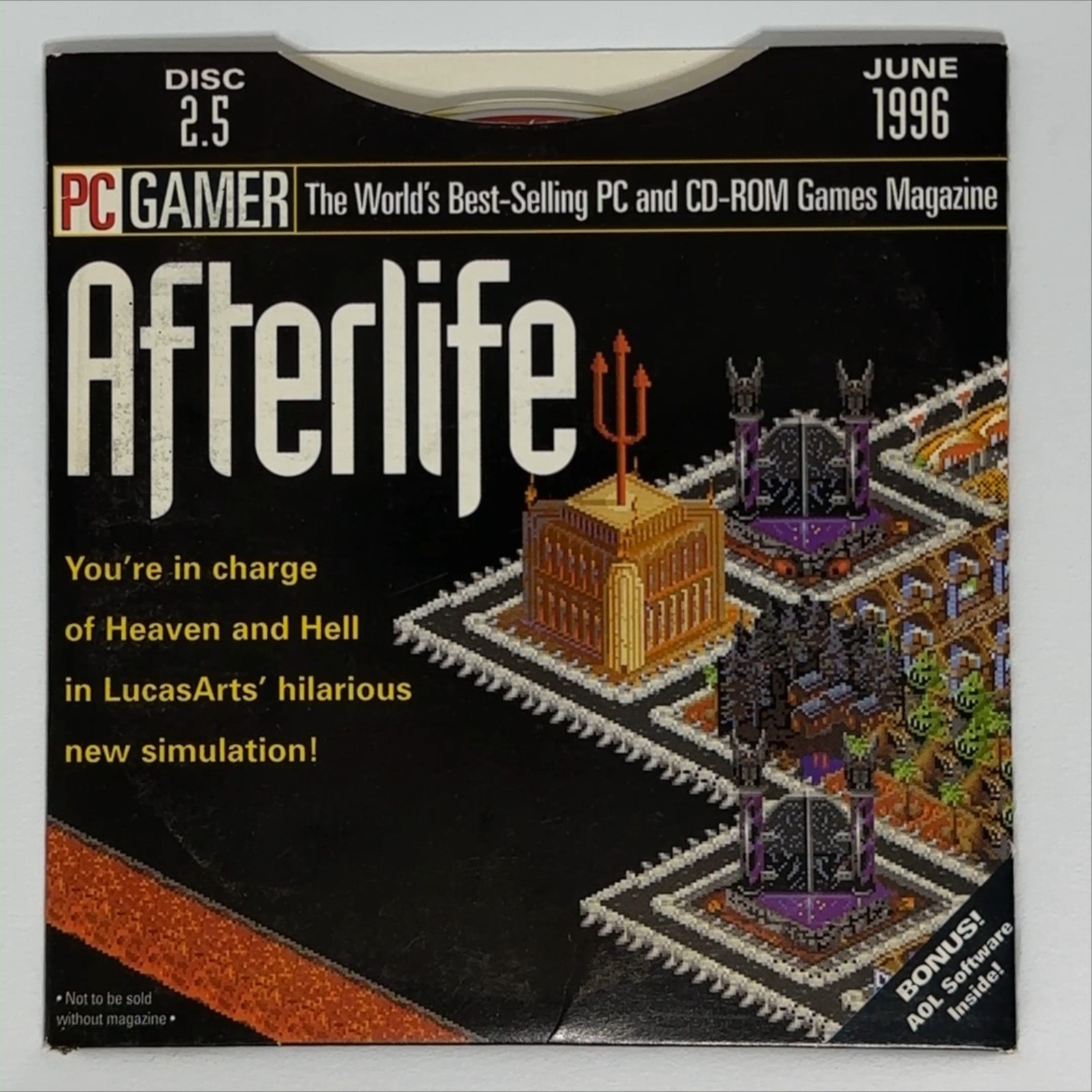 PC Gamer Demo Disc 2.5 June 1996 CD-ROM Vintage PC Gaming Software