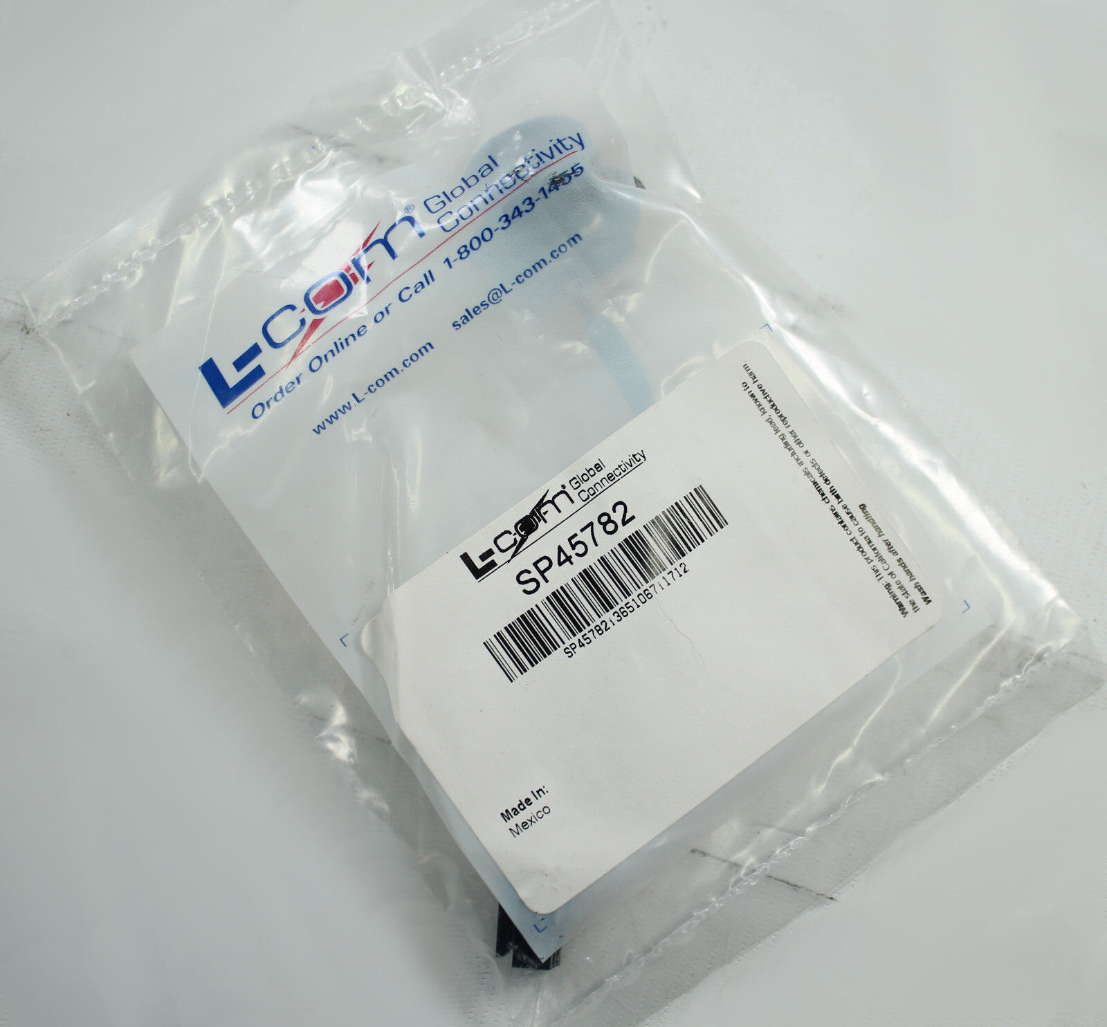 L-Com USB Cable, Waterproof Panel Mount Type A Female-6 Pin Power 6in SP45782